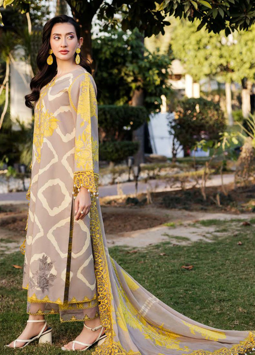 Sheen by Charizma Embroidered Lawn Suits Unstitched 3 Piece CRZ25SS SH5-10 - Summer Collection