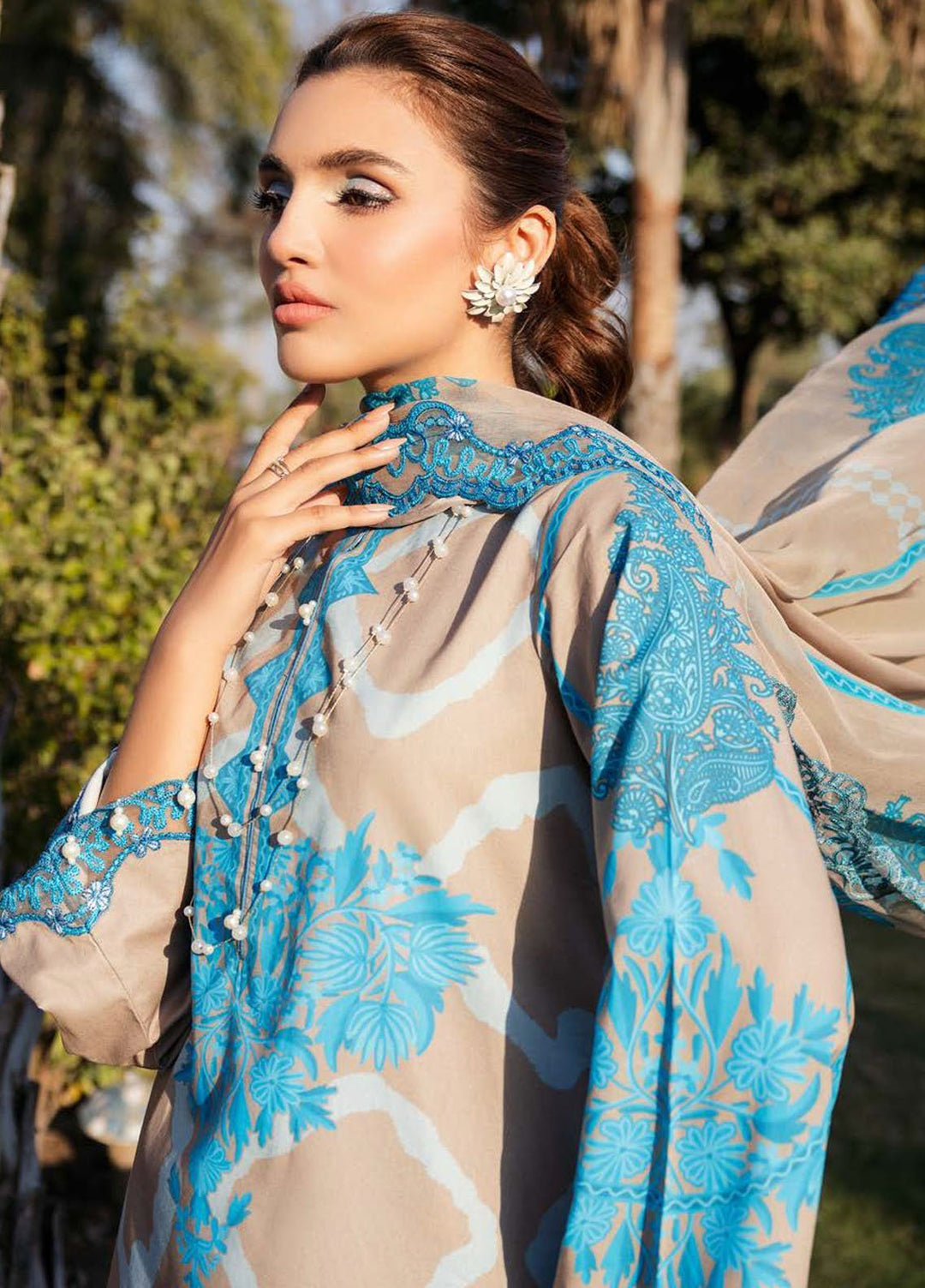 Sheen by Charizma Embroidered Lawn Suits Unstitched 3 Piece CRZ25SS SH5-12 - Summer Collection