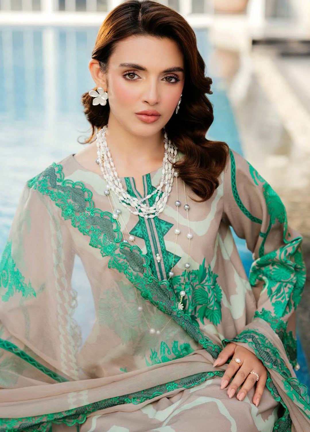 Sheen by Charizma Embroidered Lawn Suits Unstitched 3 Piece CRZ25SS SH5-14 - Summer Collection