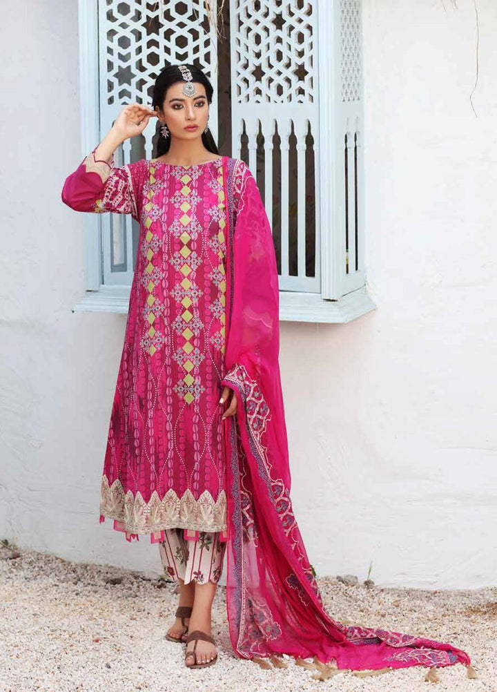 Sheen by Charizma Embroidered Lawn Suits Unstitched 3 Piece CRZ21-SH2 10B - Summer Collection
