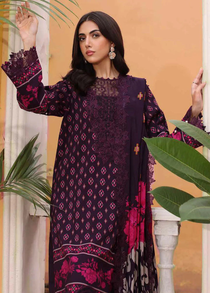 Sheen By Charizma Embroidered Linen Suit Unstitched 3 Piece CRZ24SW SHW4-01 - Winter Collection