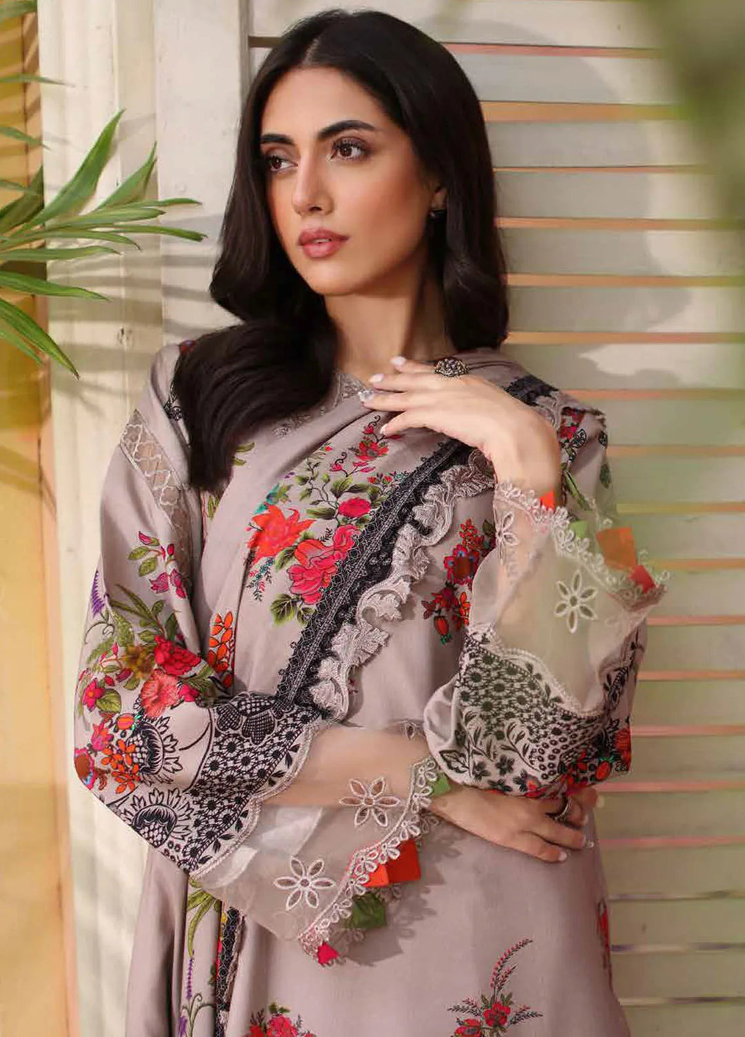 Sheen By Charizma Embroidered Linen Suit Unstitched 3 Piece CRZ24SW SHW4-02 - Winter Collection