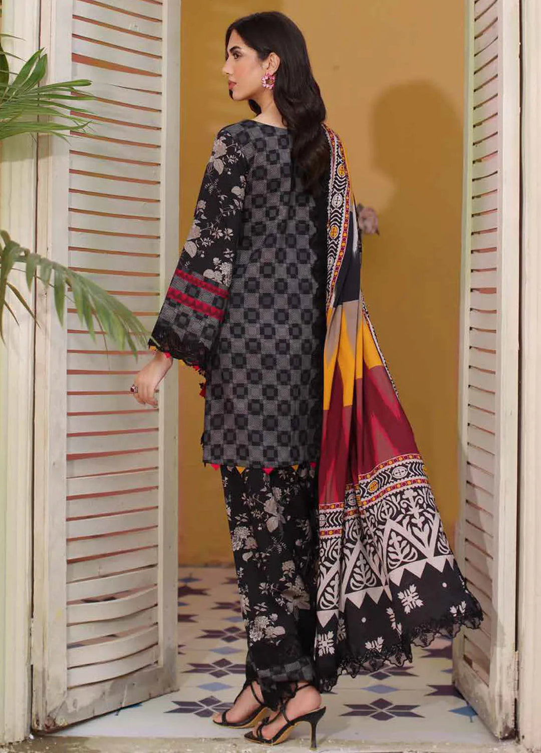 Sheen By Charizma Embroidered Linen Suit Unstitched 3 Piece CRZ24SW SHW4-03 - Winter Collection