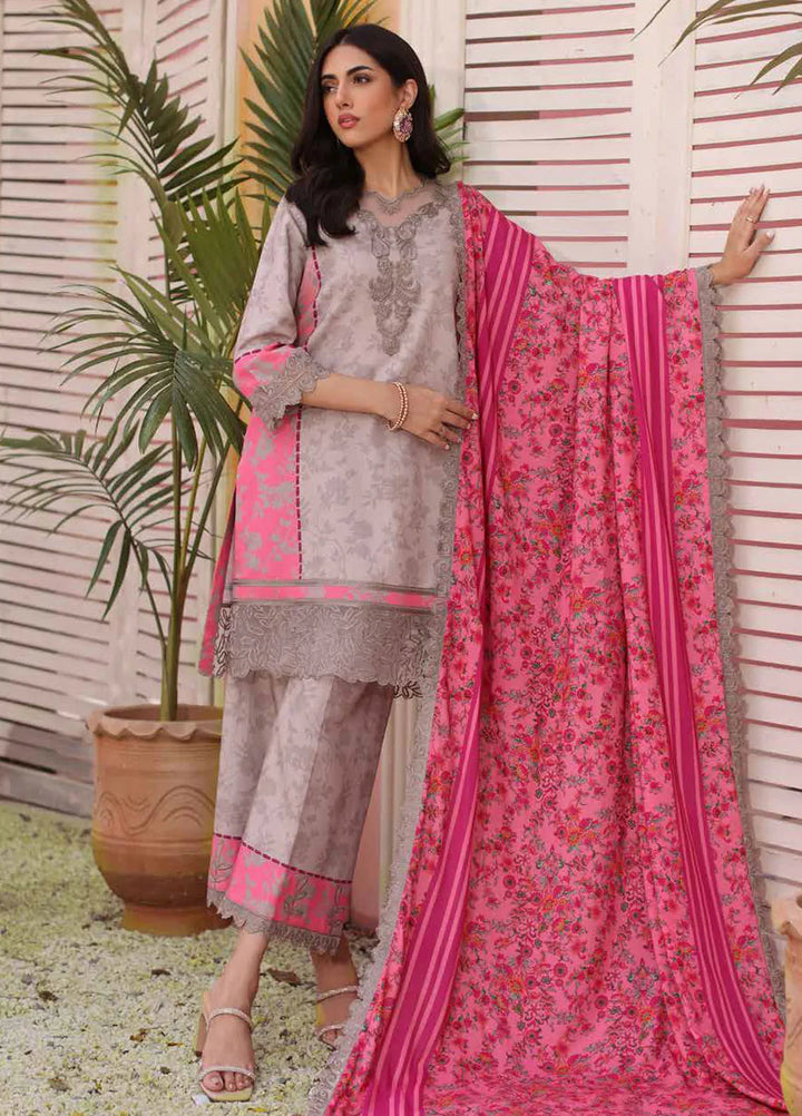 Sheen By Charizma Embroidered Linen Suit Unstitched 3 Piece CRZ24SW SHW4-04 - Winter Collection