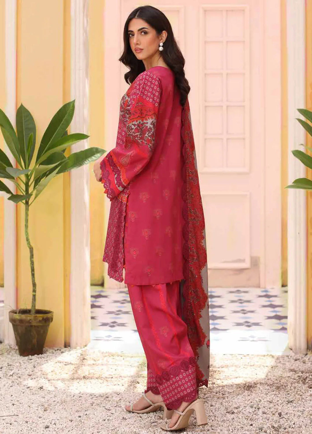 Sheen By Charizma Embroidered Linen Suit Unstitched 3 Piece CRZ24SW SHW4-06 - Winter Collection
