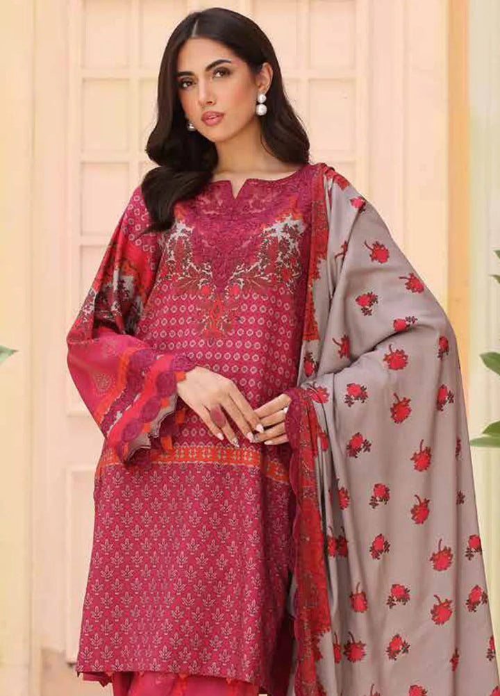 Sheen By Charizma Embroidered Linen Suit Unstitched 3 Piece CRZ24SW SHW4-06 - Winter Collection