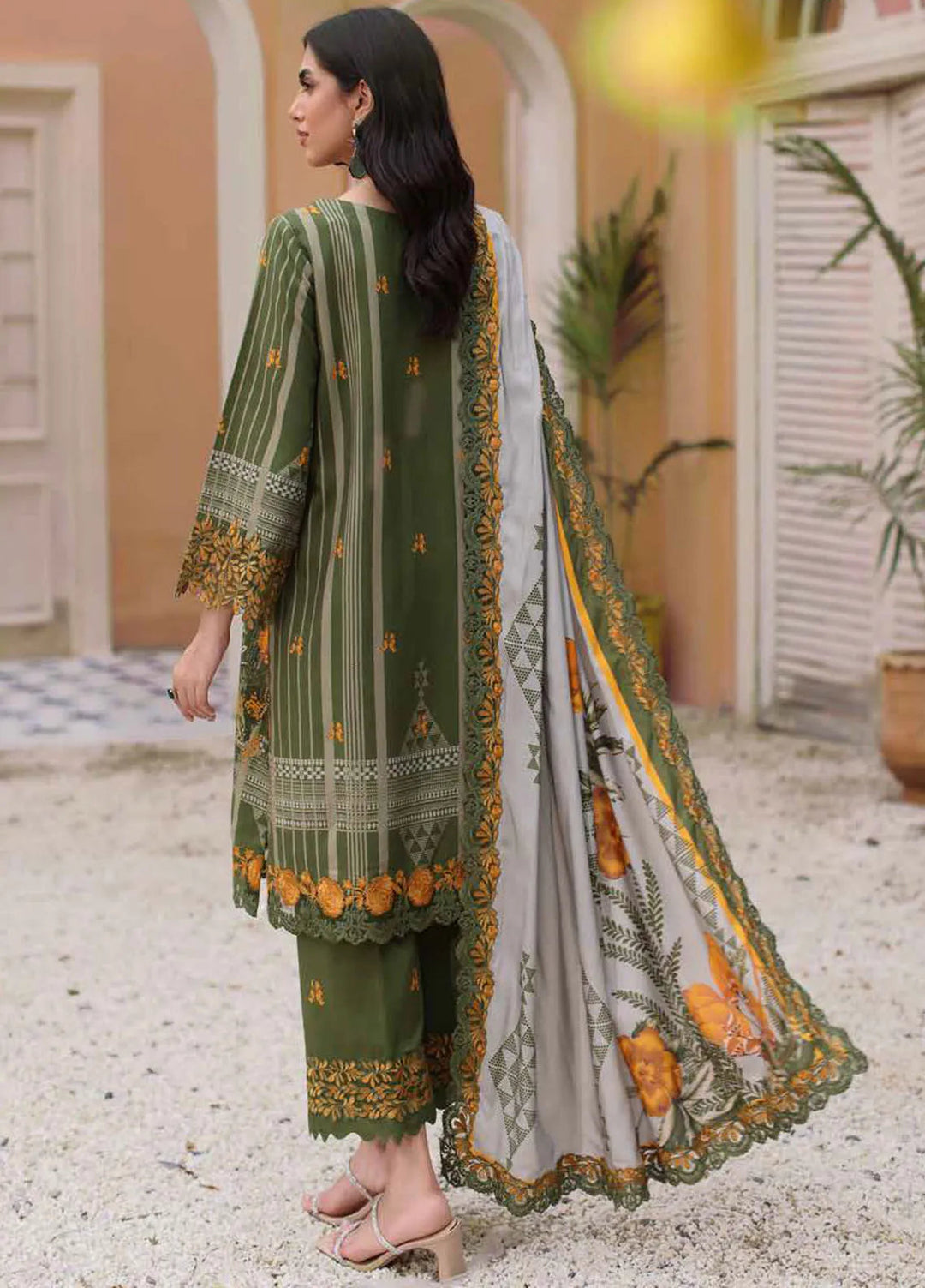 Sheen By Charizma Embroidered Linen Suit Unstitched 3 Piece CRZ24SW SHW4-07 - Winter Collection