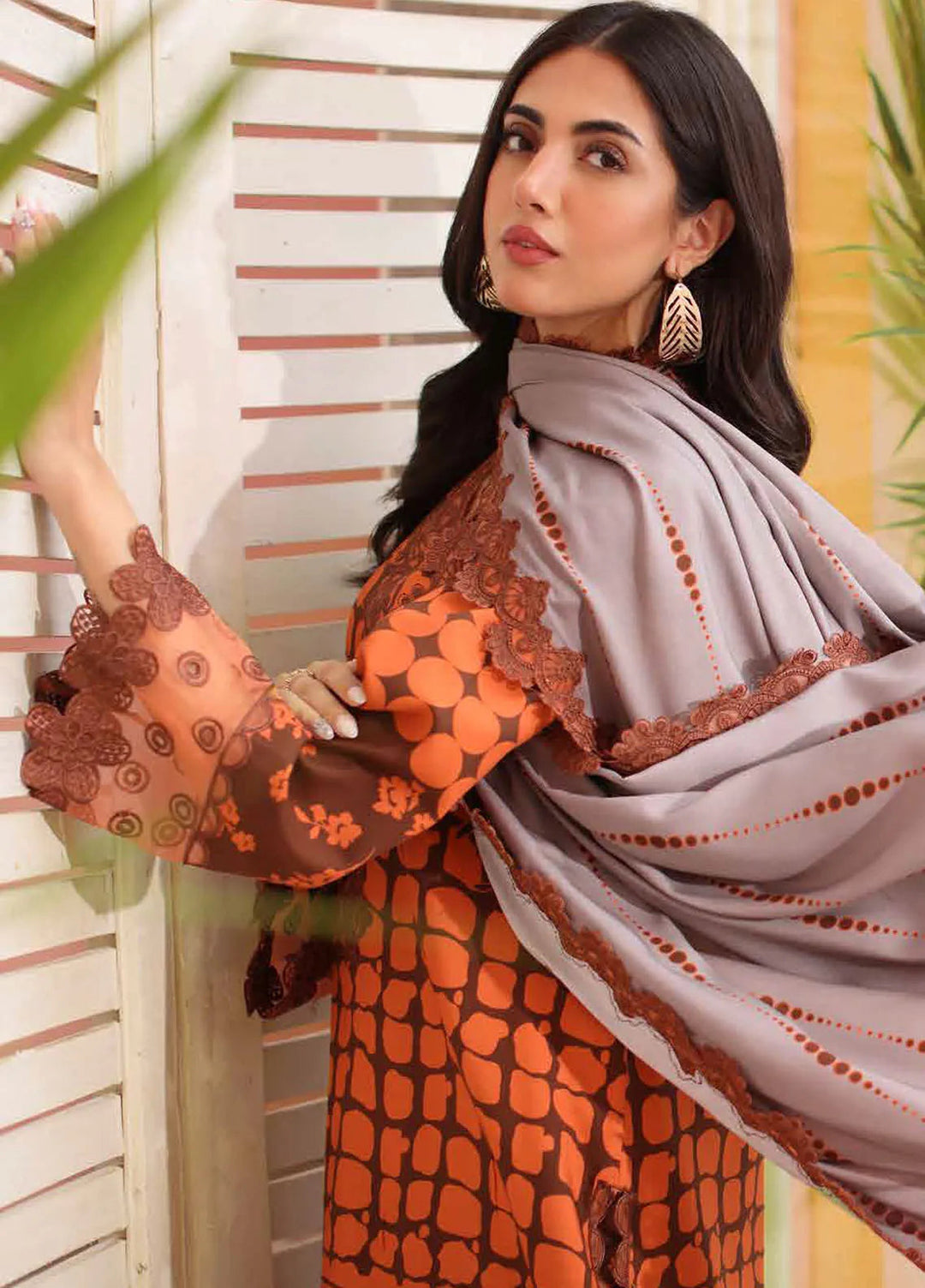 Sheen By Charizma Embroidered Linen Suit Unstitched 3 Piece CRZ24SW SHW4-08 - Winter Collection