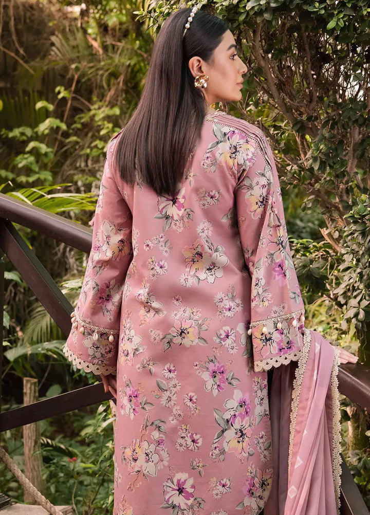 Sheen Prints By Alizeh Fashion Printed Lawn Suit Unstitched 3 Piece AFB24S2 6011-Camelia - Summer Collection