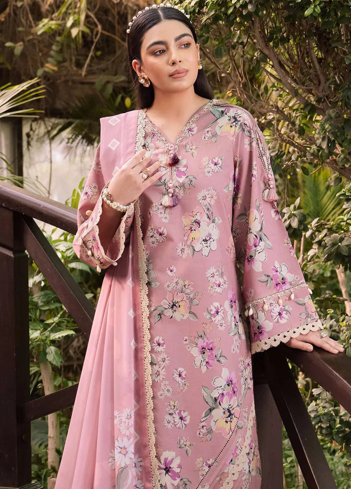 Sheen Prints By Alizeh Fashion Printed Lawn Suit Unstitched 3 Piece AFB24S2 6011-Camelia - Summer Collection