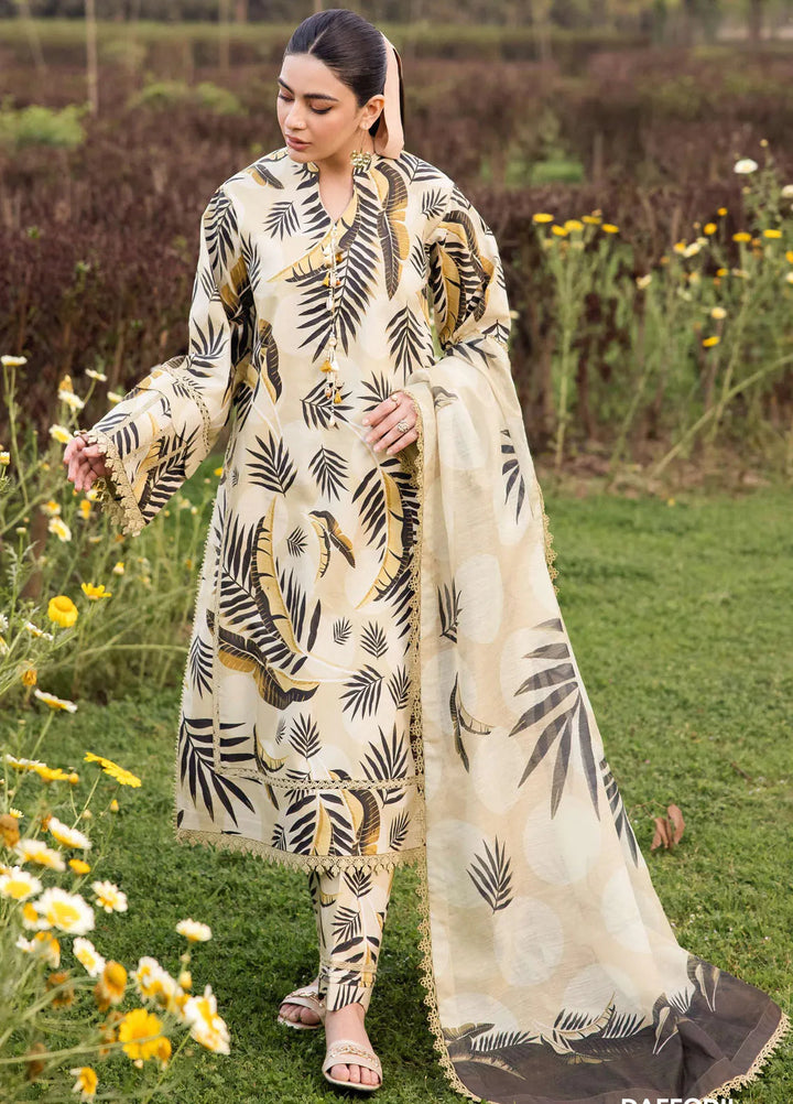 Sheen Prints By Alizeh Fashion Printed Lawn Suit Unstitched 3 Piece AFB24S2 6014-Daffodil - Summer Collection
