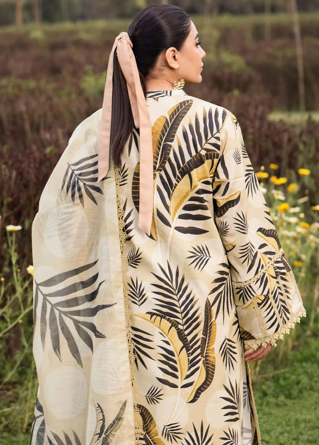 Sheen Prints By Alizeh Fashion Printed Lawn Suit Unstitched 3 Piece AFB24S2 6014-Daffodil - Summer Collection