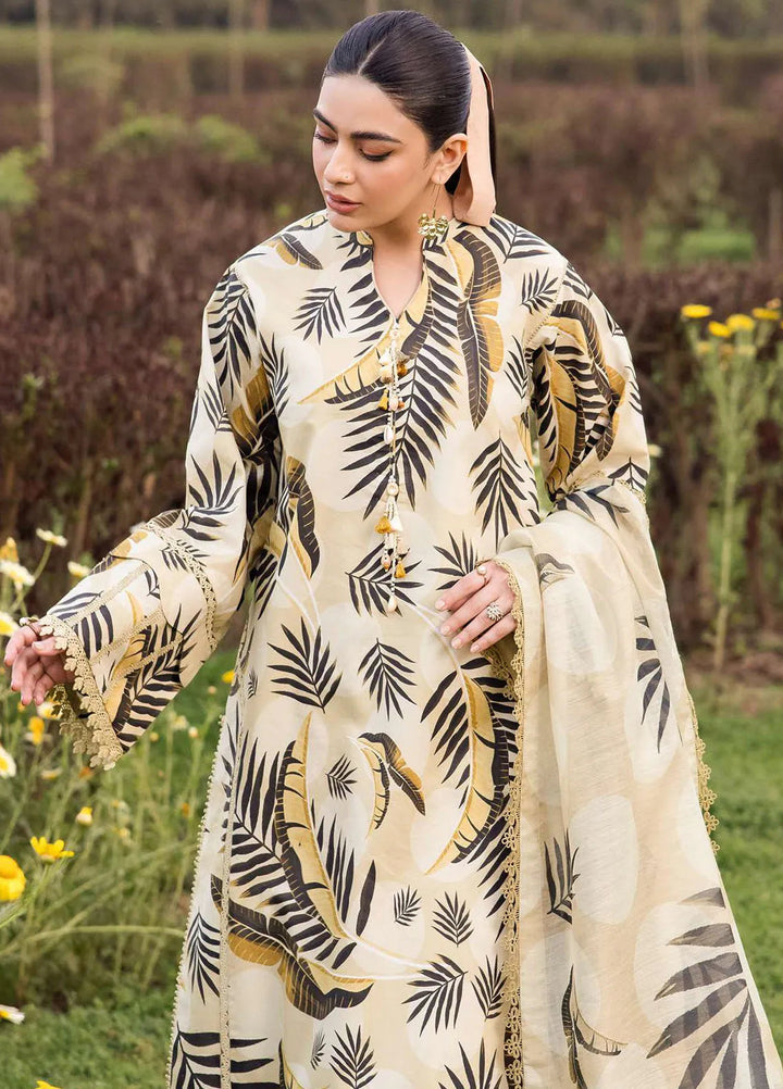 Sheen Prints By Alizeh Fashion Printed Lawn Suit Unstitched 3 Piece AFB24S2 6014-Daffodil - Summer Collection