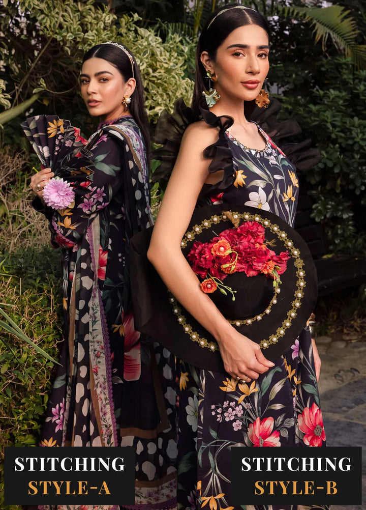 Sheen Prints By Alizeh Fashion Printed Lawn Suit Unstitched 3 Piece AFB24S2 6015-Viola - Summer Collection