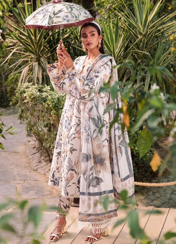 Sheen Prints By Alizeh Fashion Printed Lawn Suit Unstitched 3 Piece AFB24S2 6016-Gardenia - Summer Collection