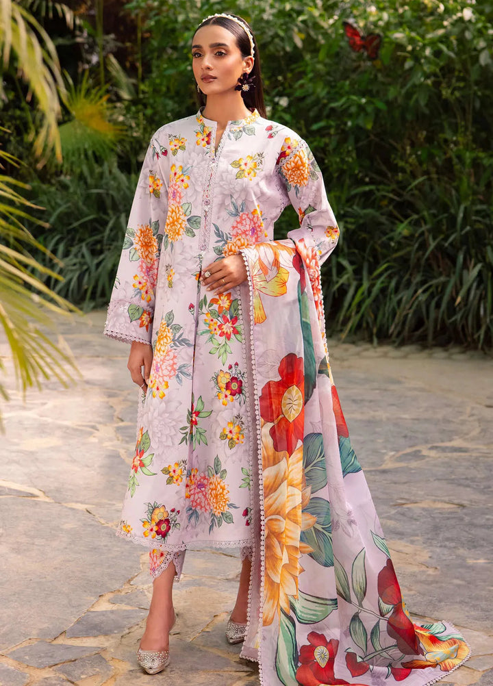 Sheen Prints By Alizeh Fashion Printed Lawn Suit Unstitched 3 Piece AFB24S2 6021-Fiona - Summer Collection