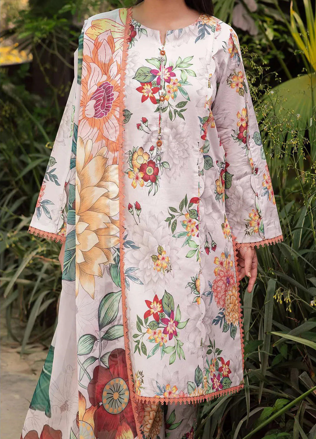 Sheen Prints By Alizeh Fashion Printed Lawn Suit Unstitched 3 Piece AFB24S2 6022-Orchid - Summer Collection