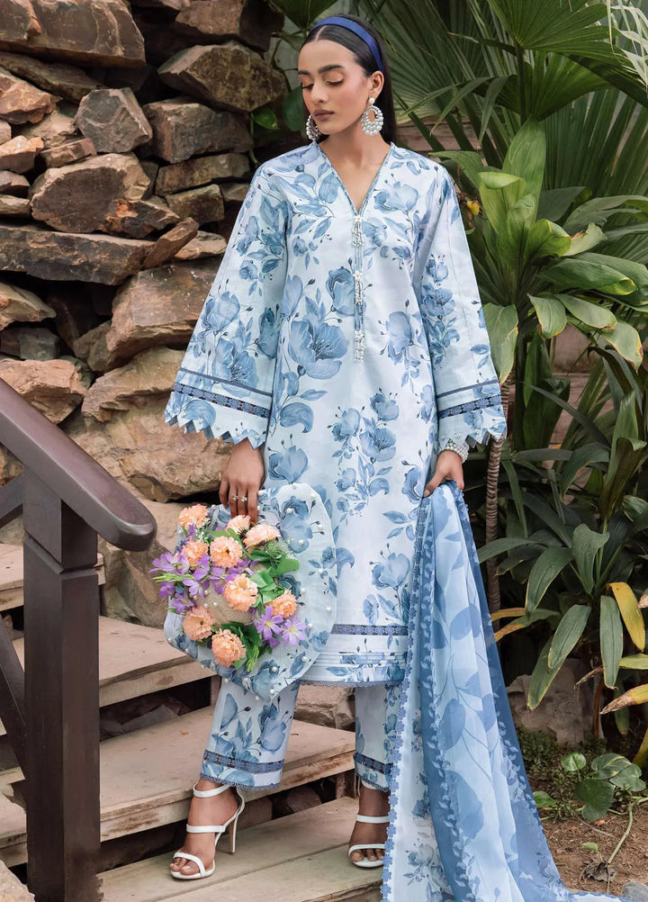 Sheen Prints By Alizeh Fashion Printed Lawn Suit Unstitched 3 Piece AFB24S2 6026-Glory - Summer Collection