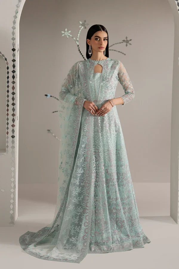 Shehnai by Lavish Premium Unstitched Embroidered Organza 3 Piece Suit LVP26USO SH-03 SHEHNAZ - Wedding Collection