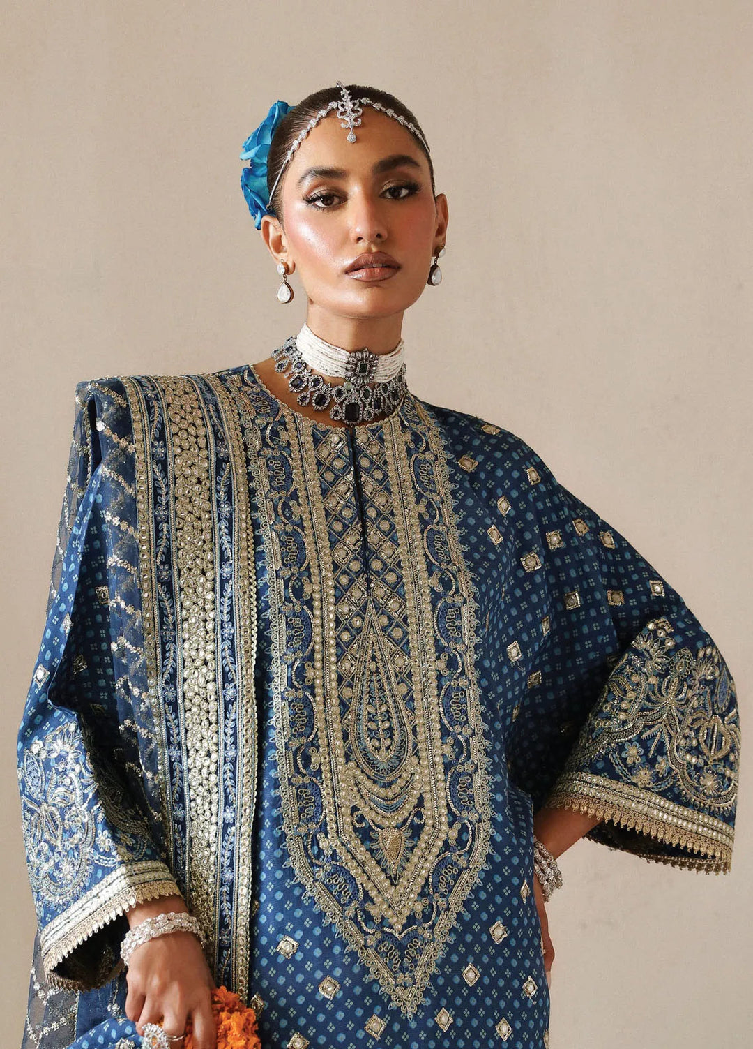 Shehnai By Afrozeh Embroidered Suit Unstitched 3 Piece AF24SW AFS-24-10 Rukhsana - Formal Collection