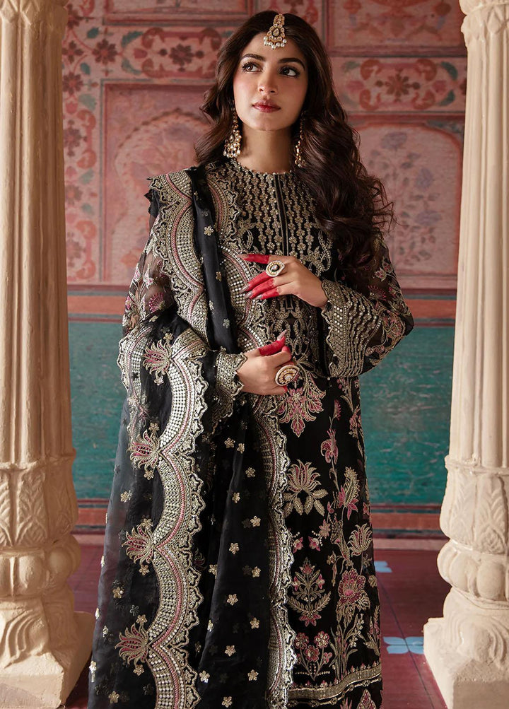 Shehnai by Afrozeh Embroidered Organza Suits Unstitched 3 Piece AF23WF Abdeen - Wedding Formal Collection