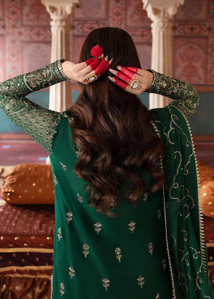 Shehnai by Afrozeh Embroidered Chiffon Suits Unstitched 3 Piece AF23WF Dilsaz - Wedding Formal Collection