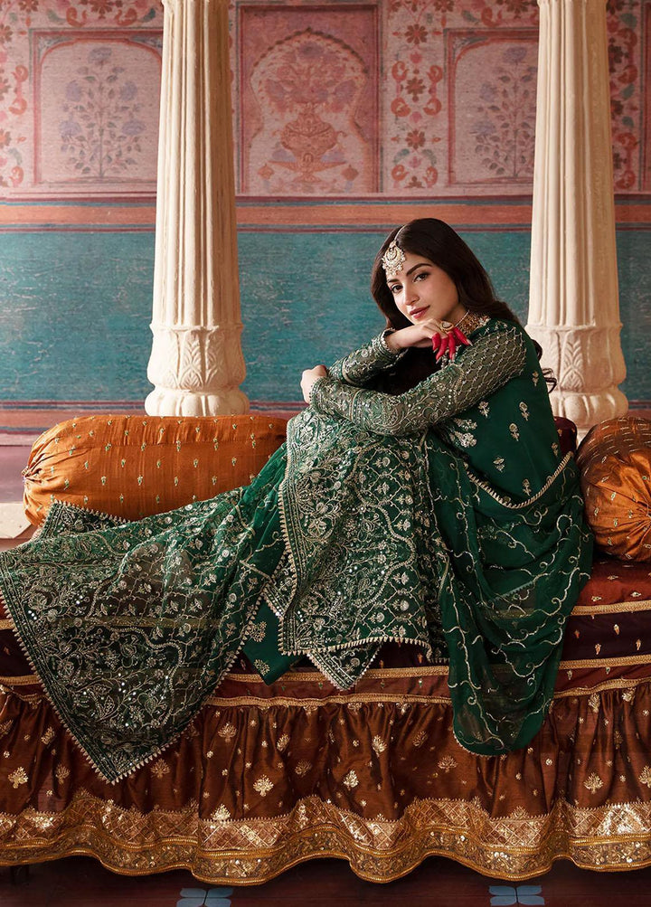 Shehnai by Afrozeh Embroidered Chiffon Suits Unstitched 3 Piece AF23WF Dilsaz - Wedding Formal Collection