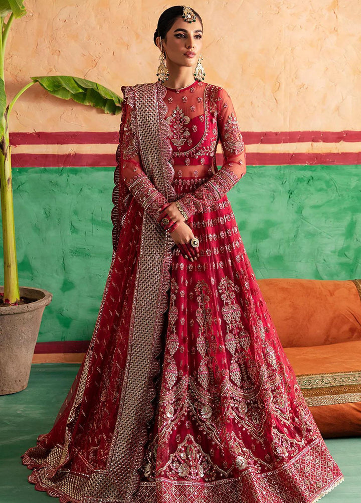 Shehnai by Afrozeh Embroidered Net Suits Unstitched 3 Piece AF23WF Gulabposh - Wedding Formal Collection