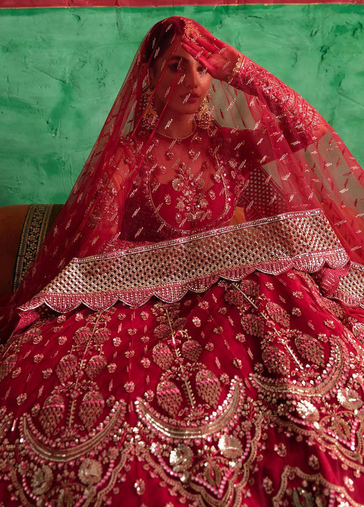 Shehnai by Afrozeh Embroidered Net Suits Unstitched 3 Piece AF23WF Gulabposh - Wedding Formal Collection