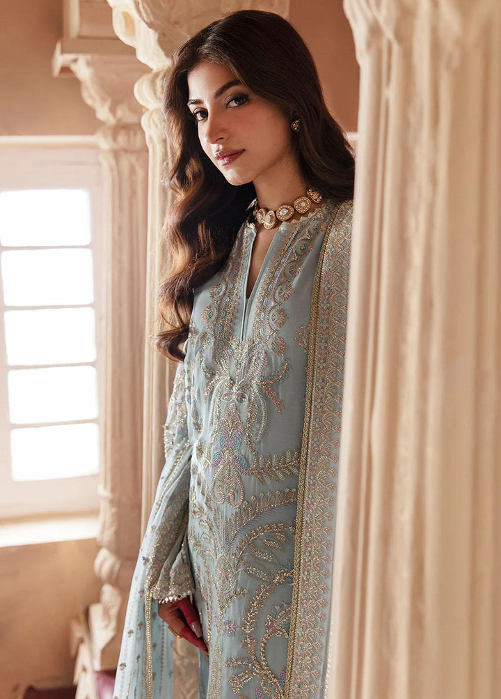 Shehnai by Afrozeh Embroidered Chiffon Suits Unstitched 3 Piece AF23WF Roop - Wedding Formal Collection