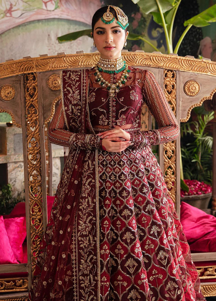 Shehnai by Afrozeh Embroidered Net Suits Unstitched 3 Piece AF23WF Tabeer - Wedding Formal Collection