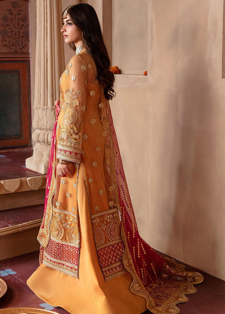 Shehnai by Afrozeh Embroidered Net Suits Unstitched 3 Piece AF23WF Zuri - Wedding Formal Collection