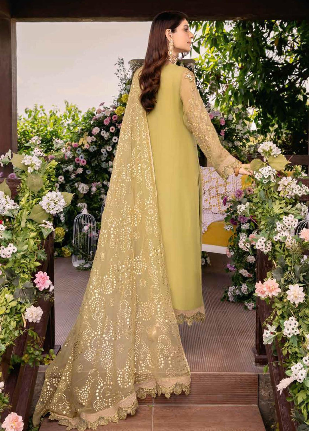 Shehnai By Charizma Embroidered Chiffon Suits Unstitched 4 Piece CRZ23S CPC-01 - Premium Collection