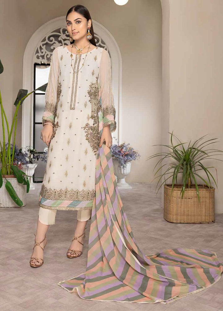 Shehnai By Charizma Embroidered Chiffon Suits Unstitched 4 Piece CRZ23S CPC-05 - Premium Collection