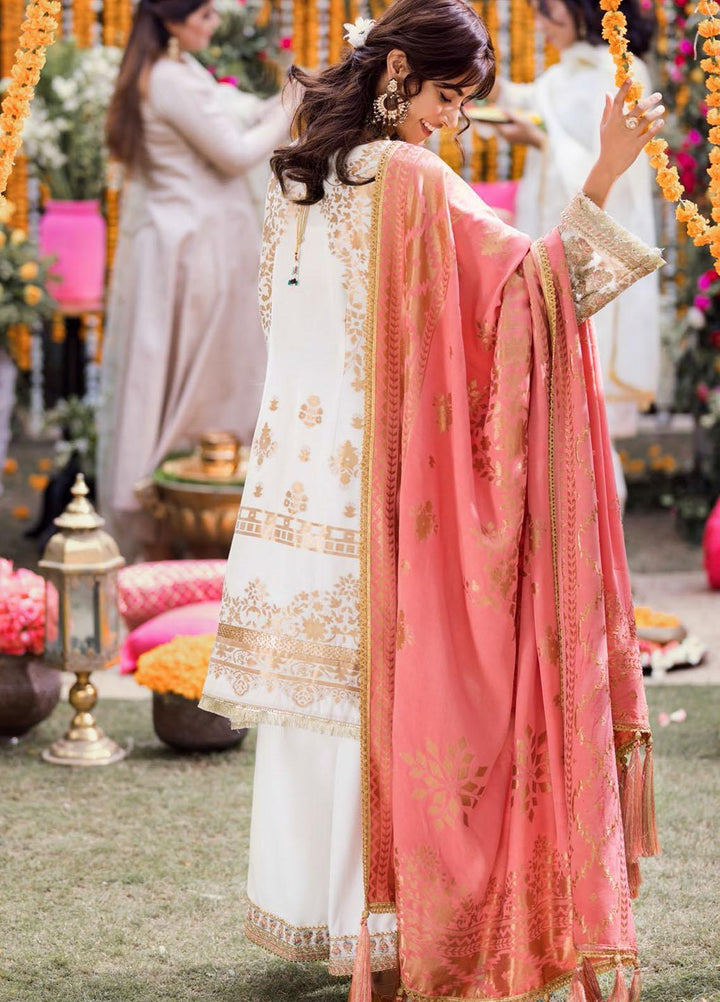 Shehnai by Motifz Embroidered Jacquard Suits Unstitched 3 Piece MT22SH MWU0 3136-999-Mehfil - Wedding Collection