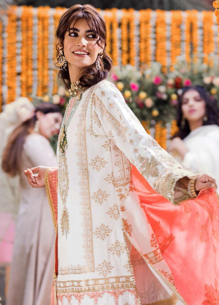 Shehnai by Motifz Embroidered Jacquard Suits Unstitched 3 Piece MT22SH MWU0 3136-999-Mehfil - Wedding Collection