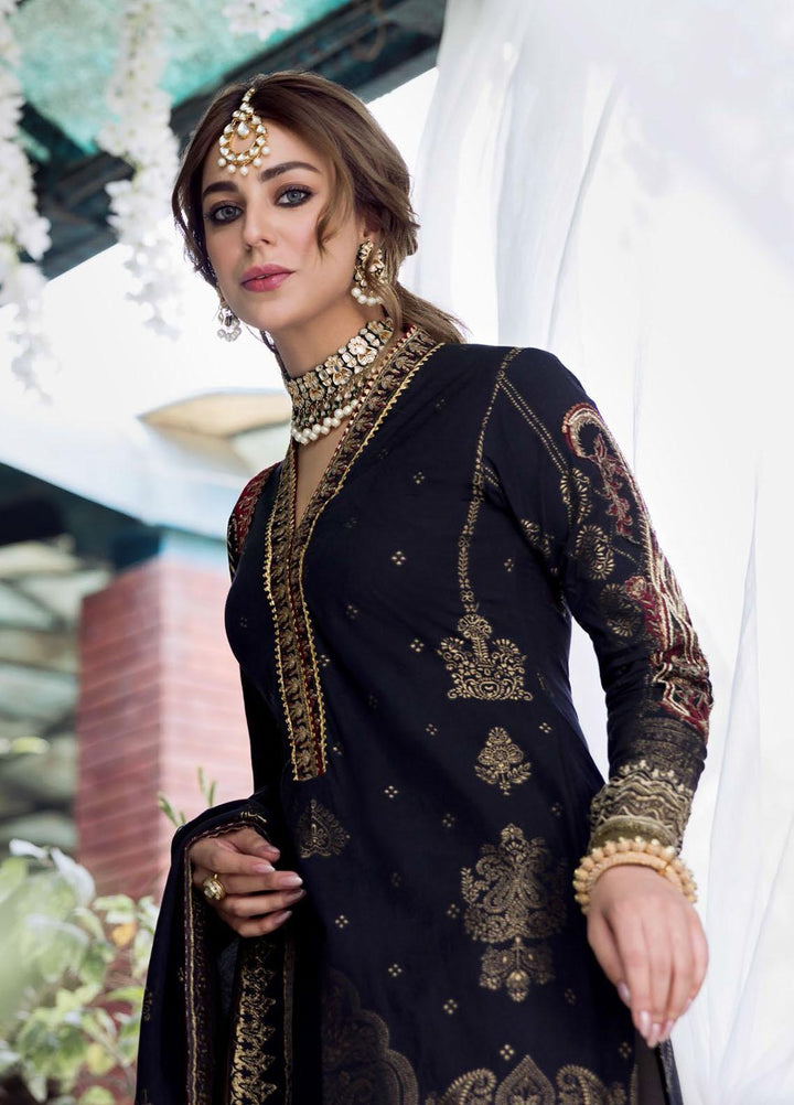 Shehnai by Motifz Embroidered Jacquard Suits Unstitched 3 Piece MT22SH MWU0 3137-999-Rani - Wedding Collection