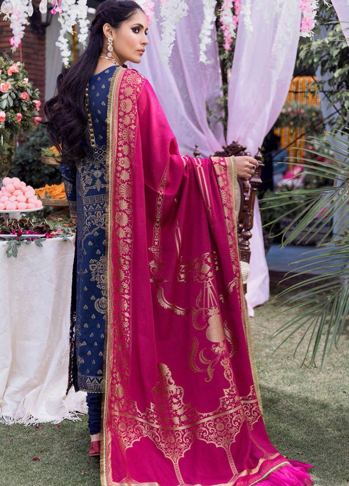 Shehnai by Motifz Embroidered Jacquard Suits Unstitched 3 Piece MT22SH MWU0 3138-999-Bahaar - Wedding Collection