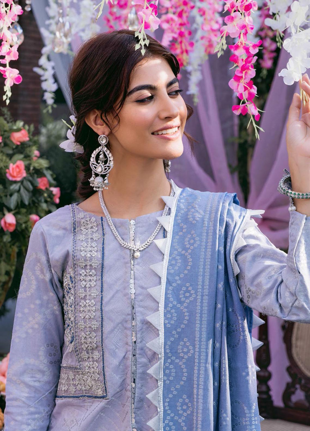 Shehnai by Motifz Embroidered Jacquard Suits Unstitched 3 Piece MT22SH MWU0 3139-999-Firasa - Wedding Collection