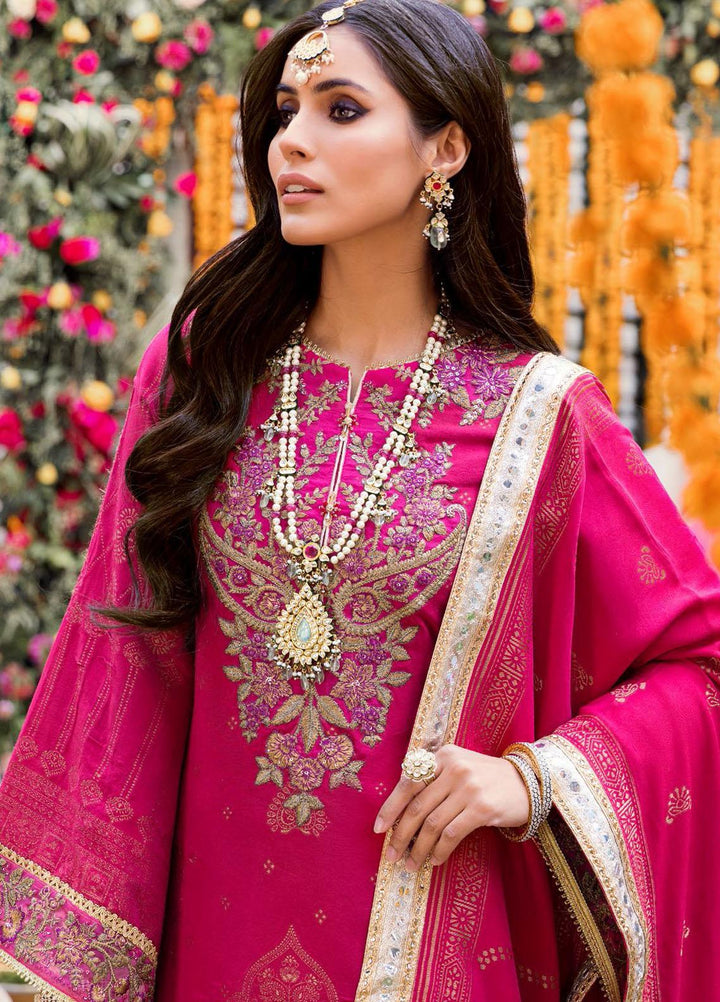 Shehnai by Motifz Embroidered Jacquard Suits Unstitched 3 Piece MT22SH MWU0 3141-999-Motia - Wedding Collection