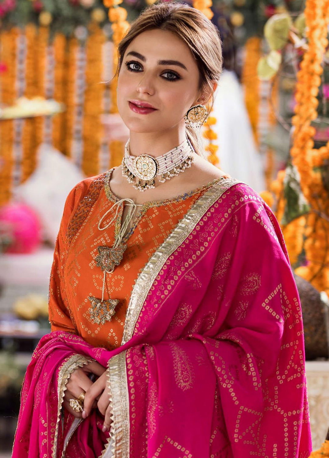 Shehnai by Motifz Embroidered Jacquard Suits Unstitched 3 Piece MT22SH MWU0 3142-999-Bano - Wedding Collection