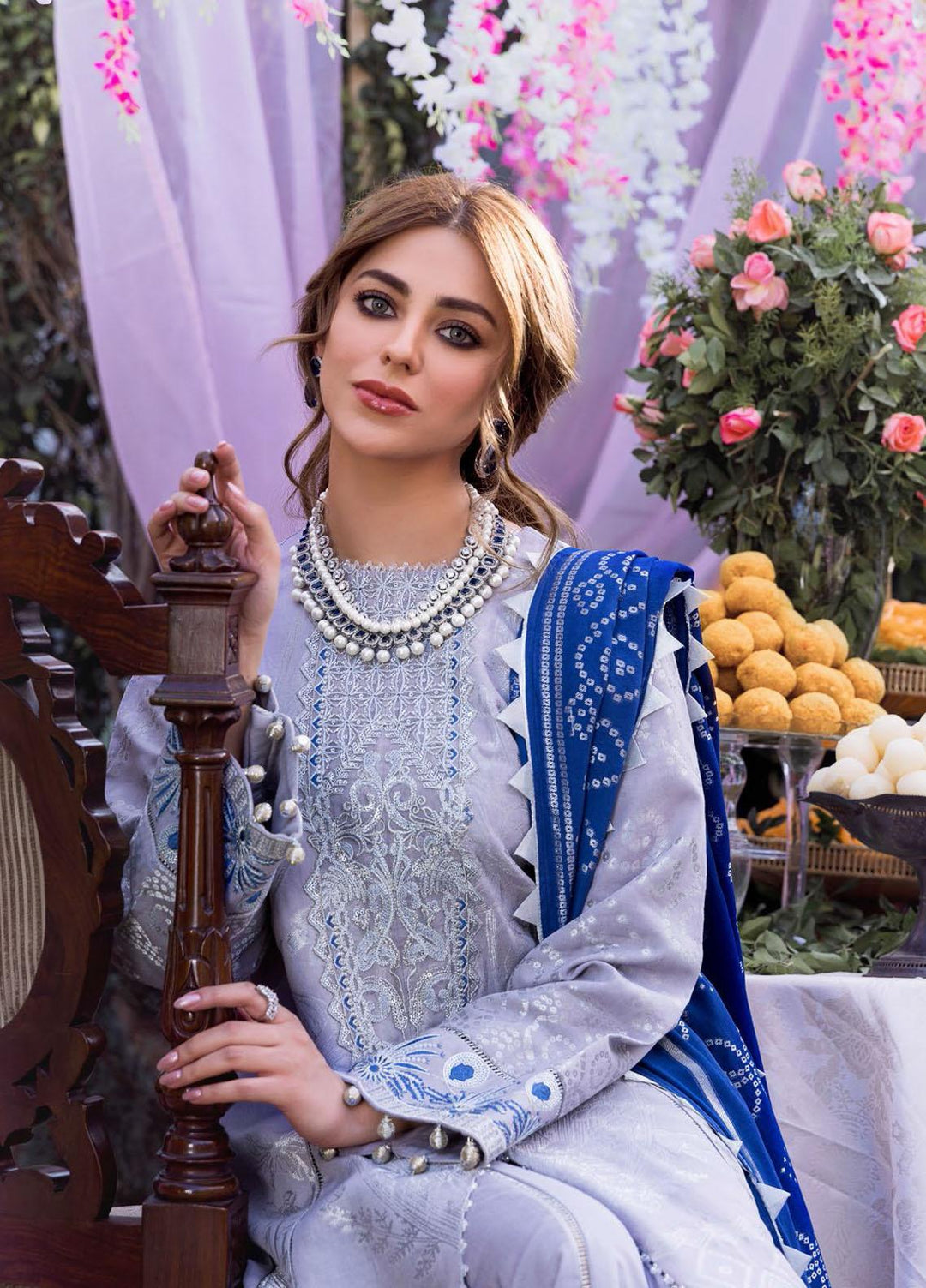 Shehnai by Motifz Embroidered Jacquard Suits Unstitched 3 Piece MT22SH MWU0 3148-999-Aaghosh - Wedding Collection