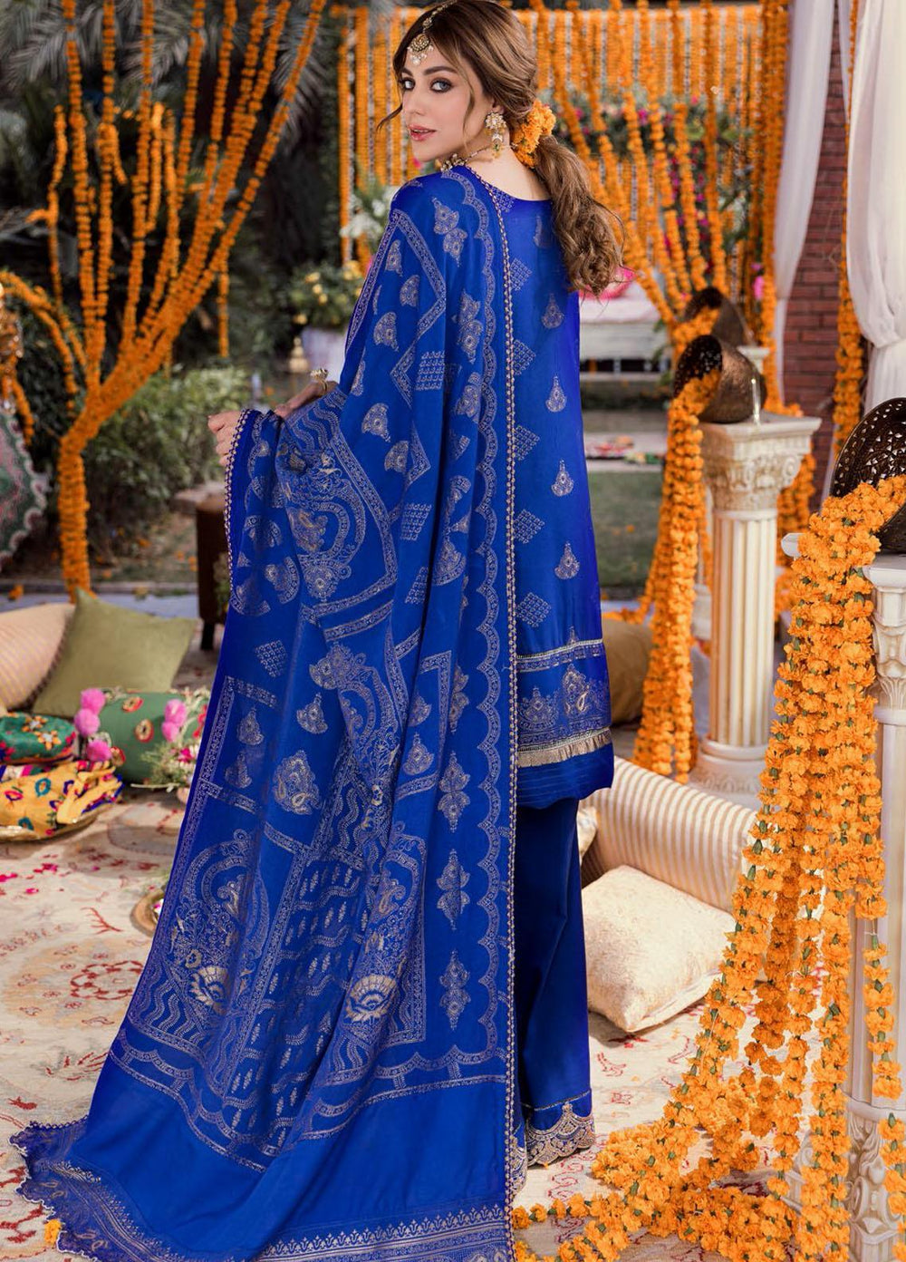 Shehnai by Motifz Embroidered Jacquard Suits Unstitched 3 Piece MT22SH MWU0 3149-999-Dastaan - Wedding Collection