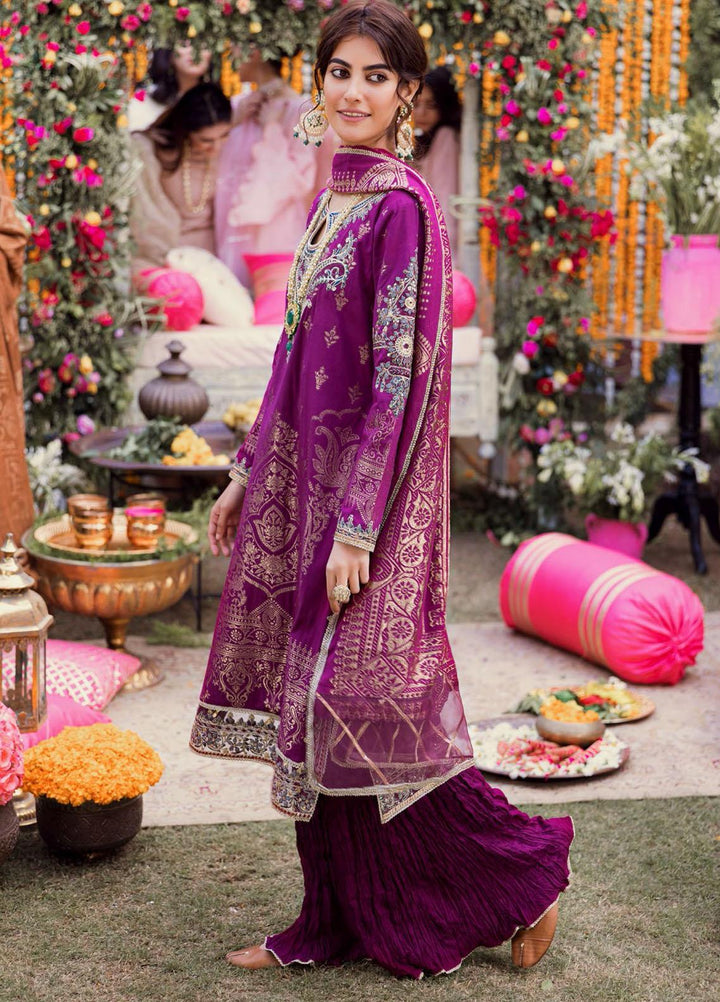 Shehnai by Motifz Embroidered Jacquard Suits Unstitched 3 Piece MT22SH MWU0 3150-999-Azra - Wedding Collection