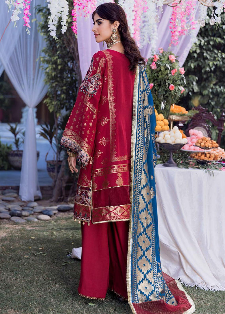 Shehnai by Motifz Embroidered Jacquard Suits Unstitched 3 Piece MT22SH MWU0 3151-999-Soha - Wedding Collection