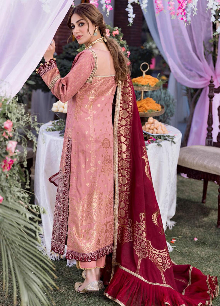 Shehnai by Motifz Embroidered Jacquard Suits Unstitched 3 Piece MT22SH MWU0 3153-999-Kiswa - Wedding Collection