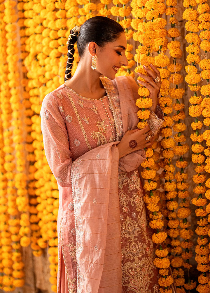 Shehnai by Salitex Embroidered Organza Suits Unstitched 3 Piece SUNW6NO035UT - Festive Collection