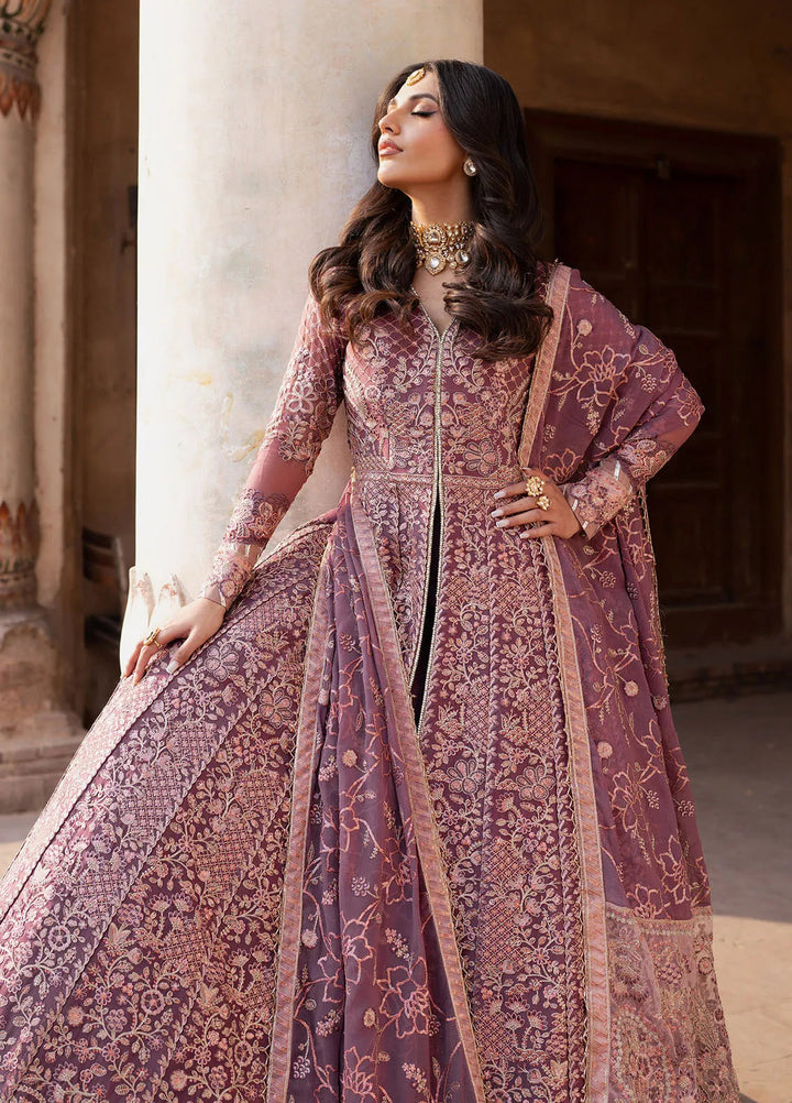 Shehnai by Zarif Embroidered Chiffon Suit Unstitched 3 Piece ZR25UF ZS-01 Ariyana - Formals Collection