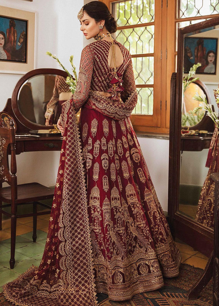 Shehnai by Afrozeh Embroidered Net Suits Unstitched 2 Piece AF21SW 05 KHASTEHGEHRI - Luxury Formals Collection