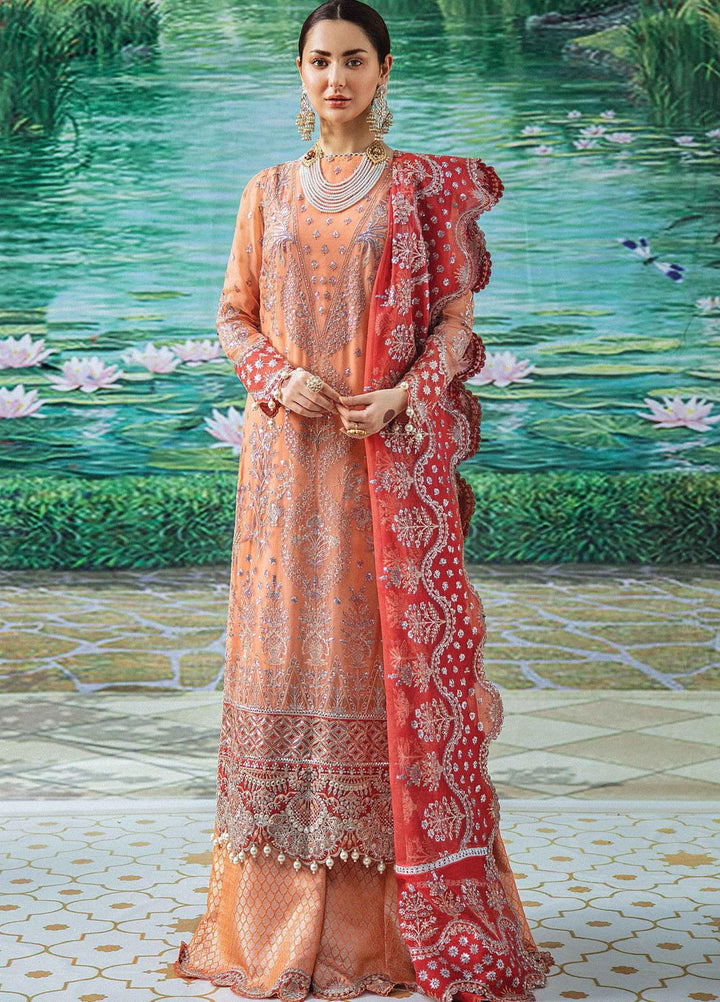 Shehnai by Afrozeh Embroidered Chiffon Suits Unstitched 3 Piece AF21SW 06 TABASSUM - Luxury Formals Collection